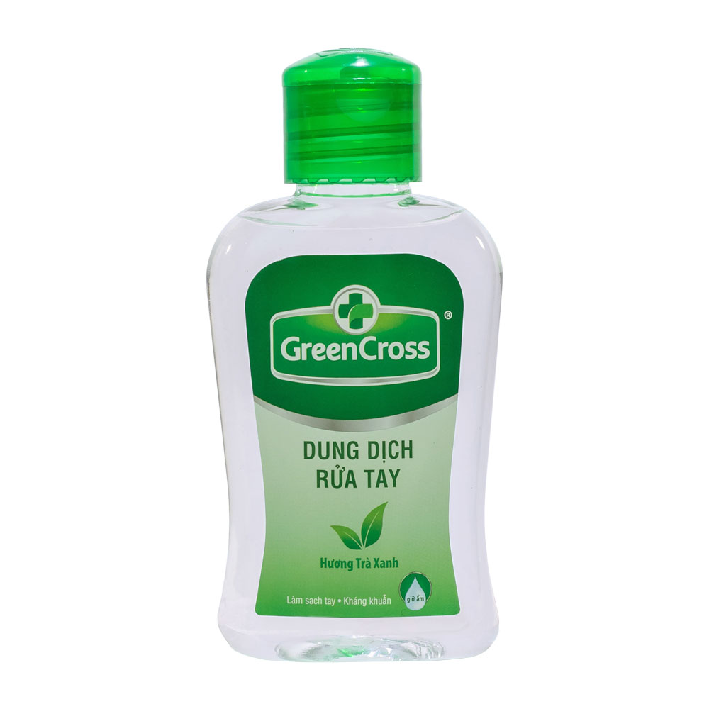 Dung dịch rửa tay GreenCross hương green tea 100ml