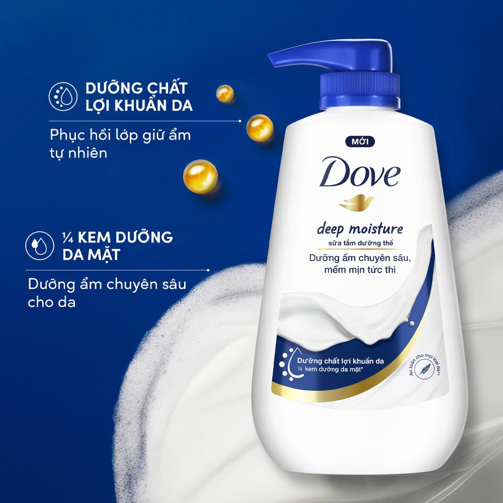 Sữa tắm Dove dưỡng ẩm chuyên sâu 500g